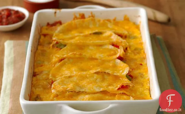 Tortilla di verdure al formaggio