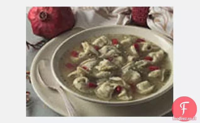 Zuppa di Pesto di Tortellini facili