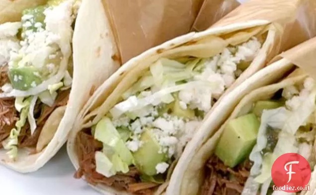 Carne Asada Tacos con Salsa Verde