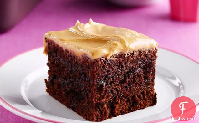 Doppio cioccolato-Burro di arachidi Snacking torta