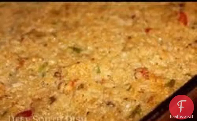 Pane di mais di gamberi
