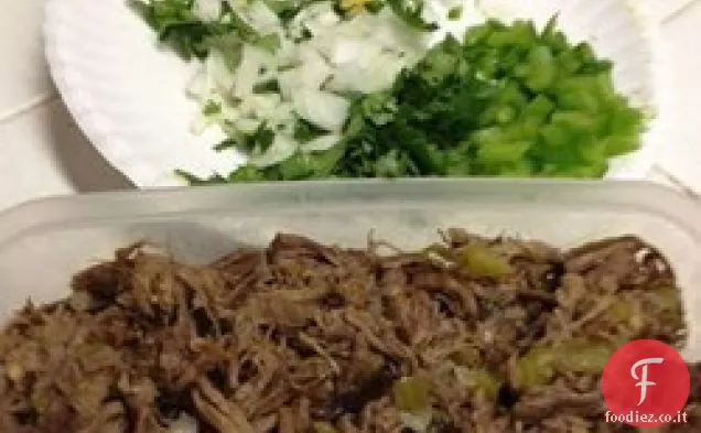 Caserma dei Pompieri Machaca Taco di riempimento