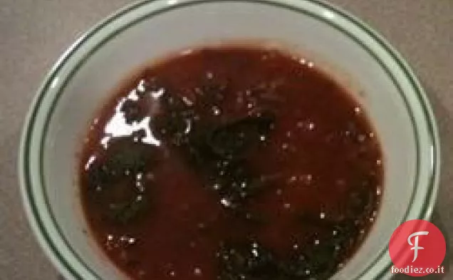Zuppa di spinaci ai funghi