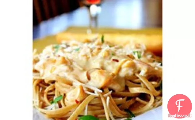 Linguine cremose con Salsa di Vongole