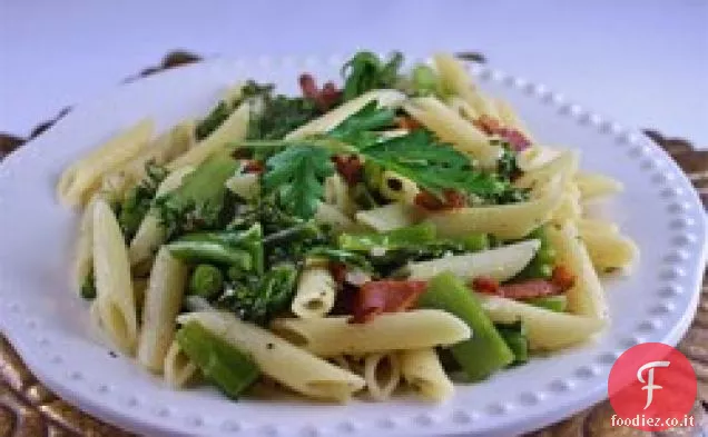 Penne con Aglio Broccolini