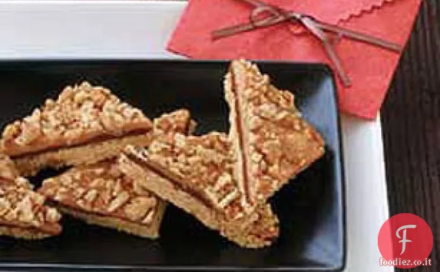 Barrette al cioccolato e caramello