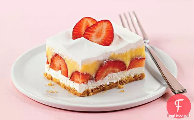 Dessert alla fragola a strati