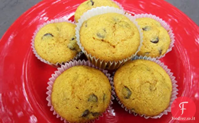 Chip di cioccolato-Muffin di zucca