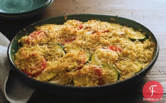 Ratatouille croccante alla parmigiana