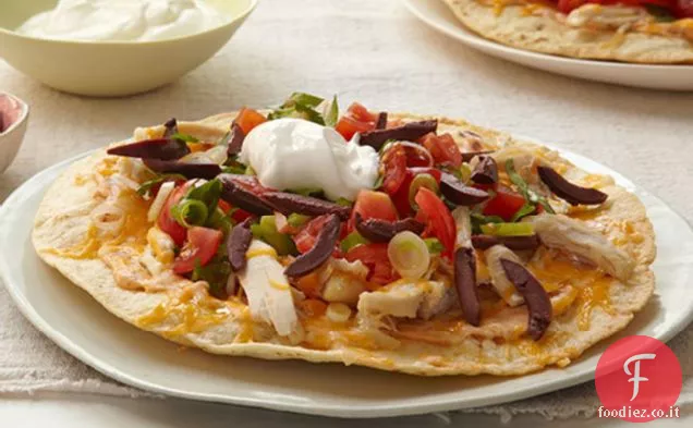 Chipotle-Tostadas di pollo