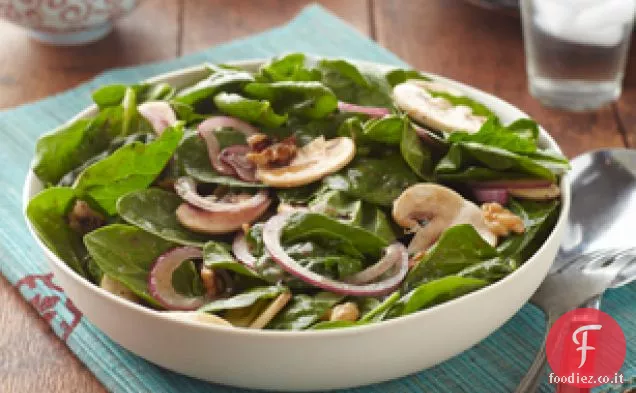 Insalata di spinaci e funghi