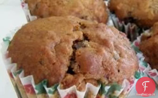 Muffin alla frutta senza zucchero