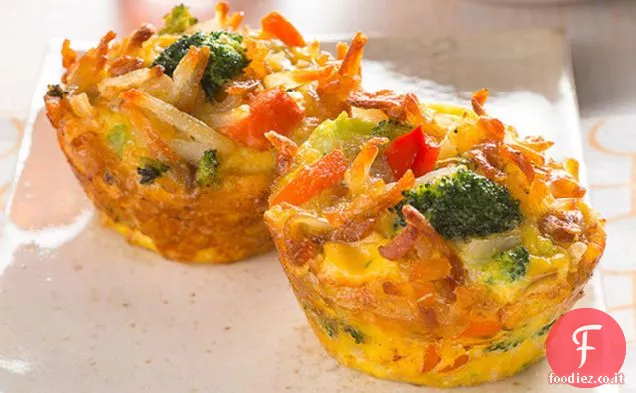 Uovo di formaggio e Veggie Tazze
