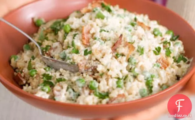 Risotto con Pancetta e Piselli
