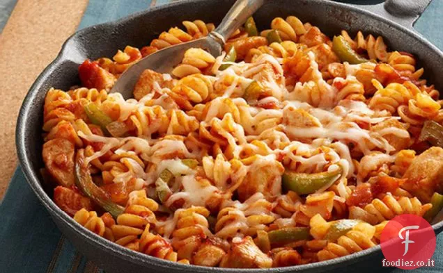 Pollo ' n Peperoni Pasta padella per due