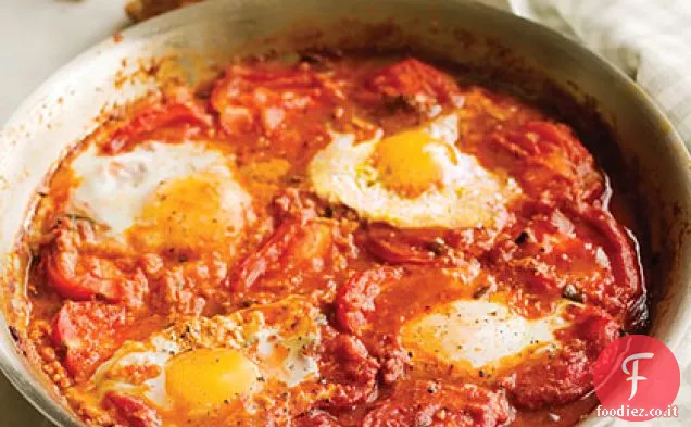 Pomodori Paprika con uova in camicia (Shakshouka)