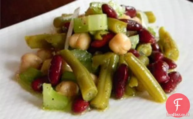 Insalata di tre fagioli con sedano