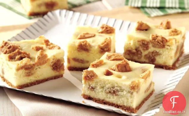Burro di arachidi biscotto Cheesecake Bar