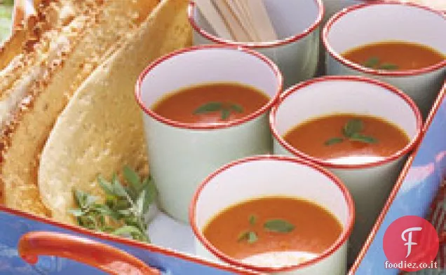 Zuppa di pomodoro fresco
