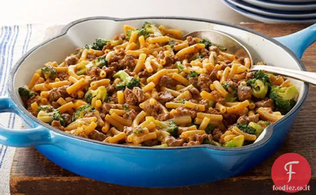 15 minuti Chili-Cheeseburger padella