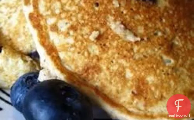 Frittelle di mirtilli di farina d'avena della mamma
