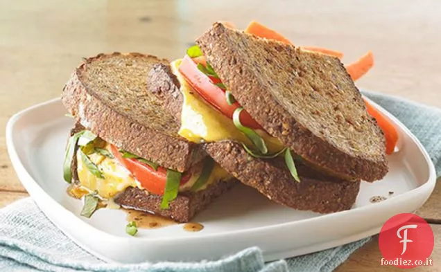 Panino al formaggio alla bruschetta