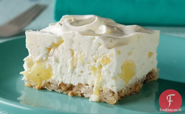 Dessert di cheesecake all'ananas