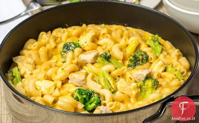 Formaggio di pollo & Broccoli Mac
