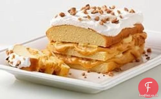 Torta al caramello alla banana