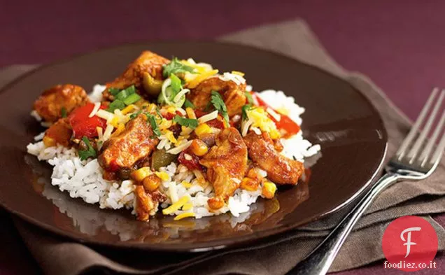 Pollo Tex-Mex a cottura lenta