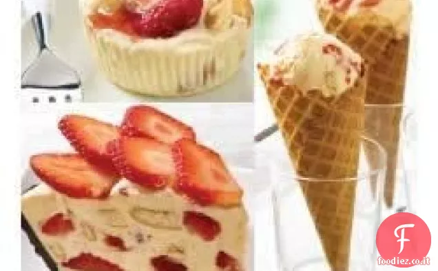 Strawberry Cream Freeze: Servire a modo tuo!
