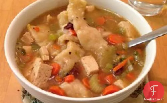 Zuppa di noodle di tofu di Sarah