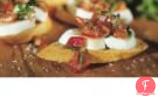 Mozzarella Fresca e Crostini di Pomodoro