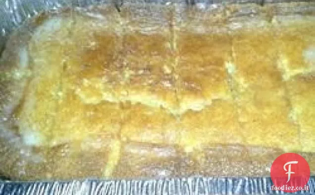 Pagnotta di pane di mais dolce
