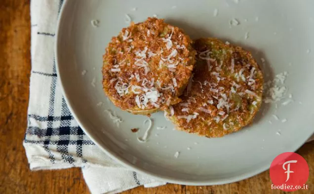 Pomodori verdi fritti con Panko e parmigiano