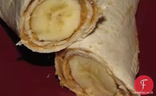 Snack alla tortilla alla banana