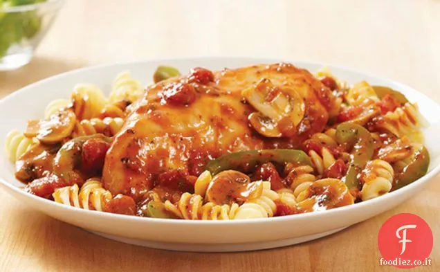Semplice Lento-Cooker Pollo alla Cacciatora