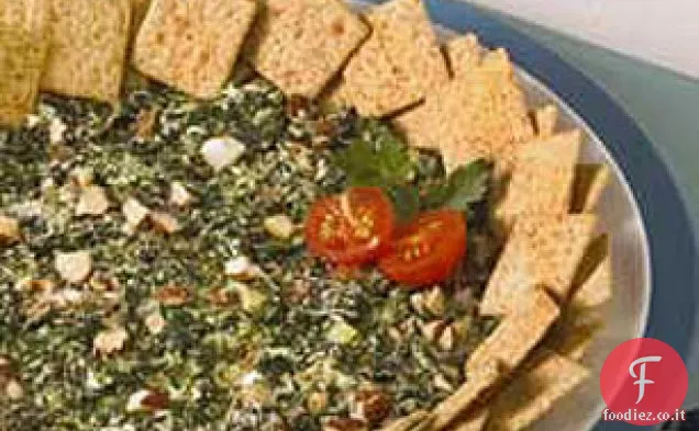 Smokey mandorla-spinaci Dip