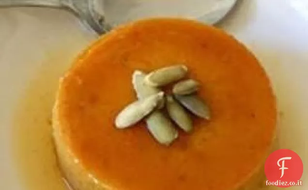 Flan di zucca a basso contenuto di grassi