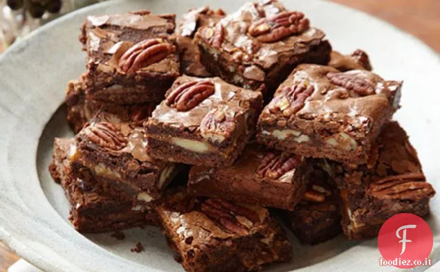 Brownies al caramello