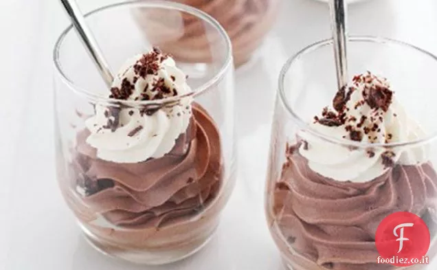 Mousse al cioccolato fondente
