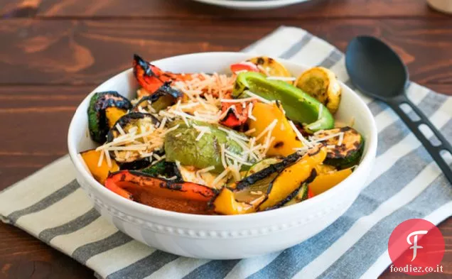 Verdure alla griglia di parmigiano