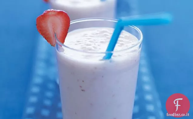 Frappè alla fragola e banana