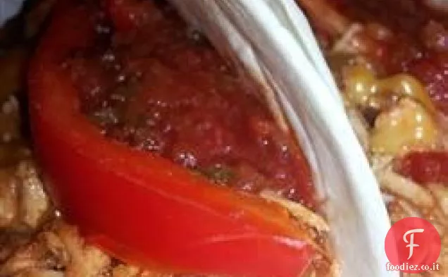 Fornello lento Pollo in stile messicano