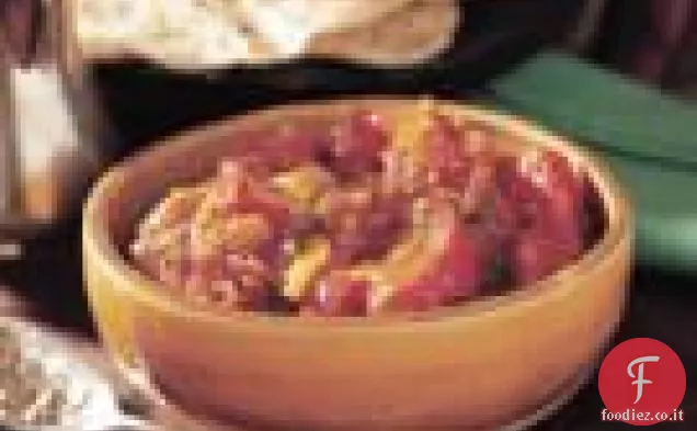 Chutney di pomodoro caldo e piccante (takkalipayam Chatni)