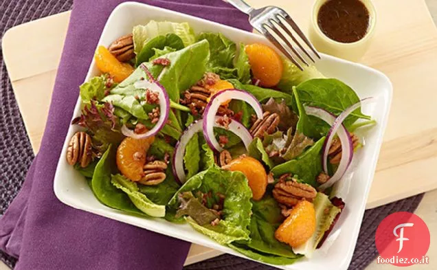 Insalata di agrumi, pancetta e noci pecan
