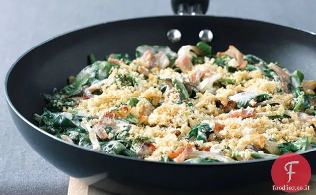 Padella Gratin di spinaci
