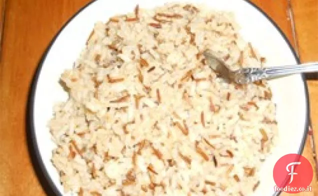 Pilaf di riso selvatico
