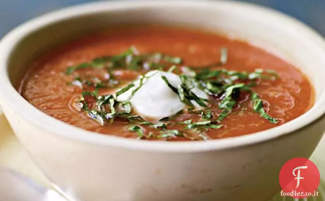 Zuppa di pomodoro fresco