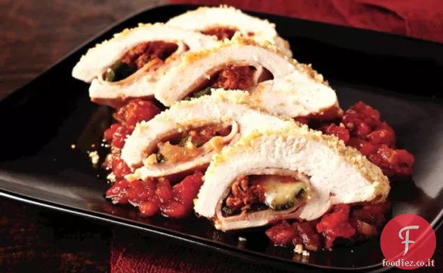 Petto di pollo ripieno di Chorizo & Poblano